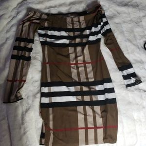 Off the shoulder medium dress